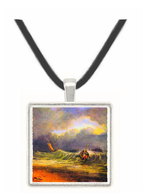 Fishermen in a squall by Joseph Mallord Turner -  Museum Exhibit Pendant - Museum Company Photo
