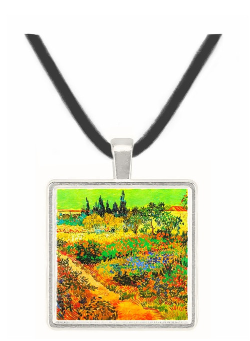 Flowering Garden with Path -  Museum Exhibit Pendant - Museum Company Photo