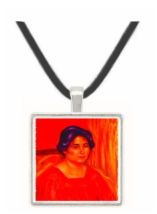 Gabrielle with red blouse by Renoir -  Museum Exhibit Pendant - Museum Company Photo