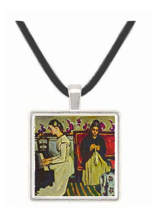 Girl at Piano by Cezanne -  Museum Exhibit Pendant - Museum Company Photo