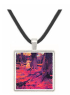 Girl in White in the Woods -  Museum Exhibit Pendant - Museum Company Photo