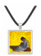 Girl seated on the lawn by Seurat -  Museum Exhibit Pendant - Museum Company Photo