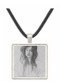 Girl with long hair by Klimt -  Museum Exhibit Pendant - Museum Company Photo