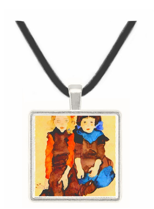 Girls by Schiele -  Museum Exhibit Pendant - Museum Company Photo