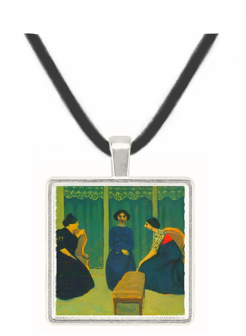 Gossip by Felix Vallotton -  Museum Exhibit Pendant - Museum Company Photo