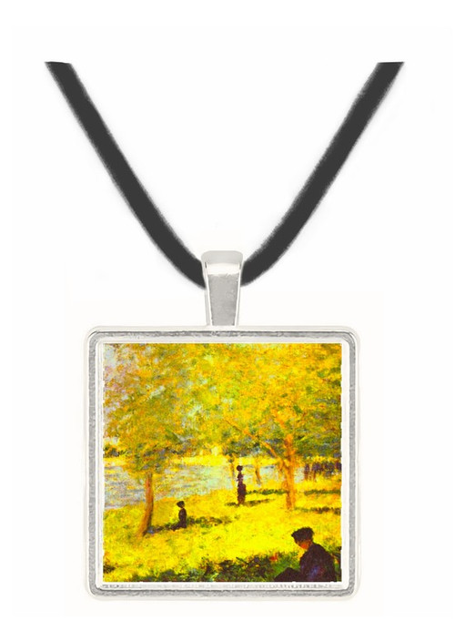 Group of people by Seurat -  Museum Exhibit Pendant - Museum Company Photo