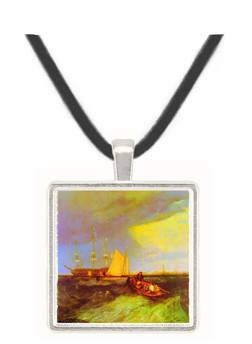 Guardship at the great Nore by Joseph Mallord Turner -  Museum Exhibit Pendant - Museum Company Photo