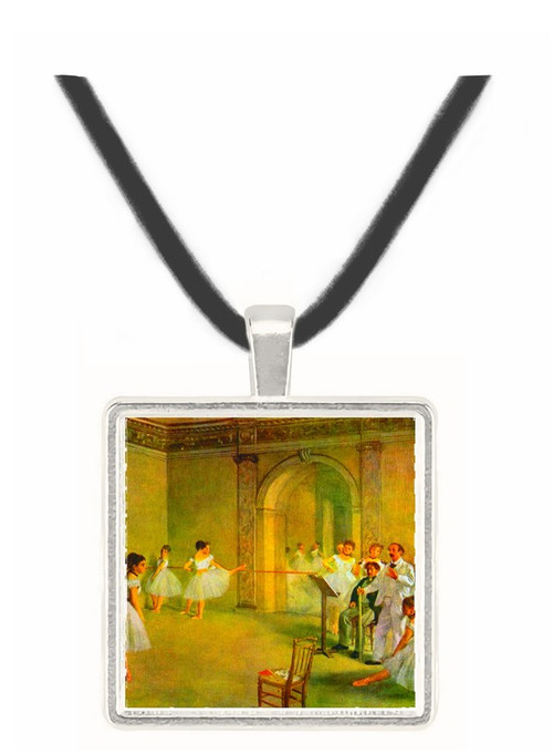 Hall of the Opera Ballet in the Rue Peletier by Degas -  Museum Exhibit Pendant - Museum Company Photo