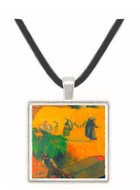 Harvest In Brittany by Gauguin -  Museum Exhibit Pendant - Museum Company Photo