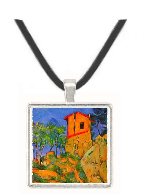 House with Walls by Cezanne -  Museum Exhibit Pendant - Museum Company Photo