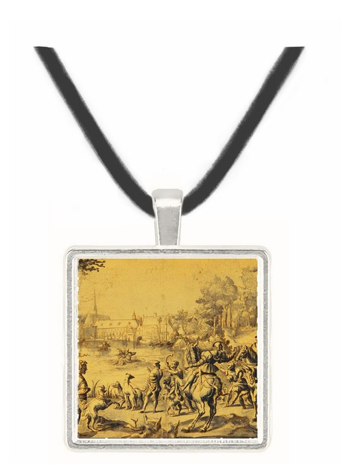 Hunted into the Water - Bernart Van Orley -  Museum Exhibit Pendant - Museum Company Photo