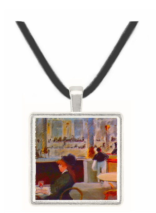 In Cafe #1 by Manet -  Museum Exhibit Pendant - Museum Company Photo