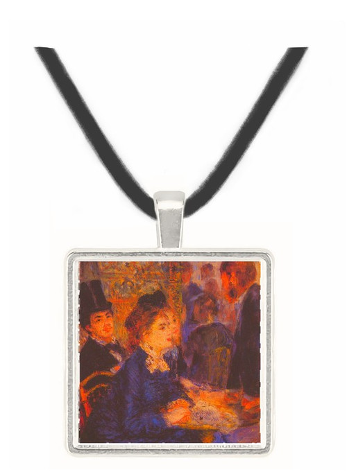 In the Cafe by Renoir -  Museum Exhibit Pendant - Museum Company Photo