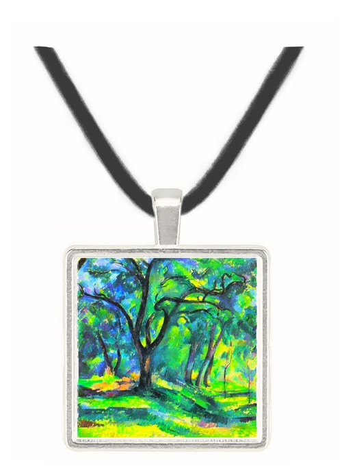 In the Woods by Cezanne -  Museum Exhibit Pendant - Museum Company Photo