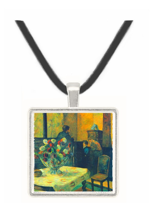 Interior of Painter of Rue Carcel by Gauguin -  Museum Exhibit Pendant - Museum Company Photo