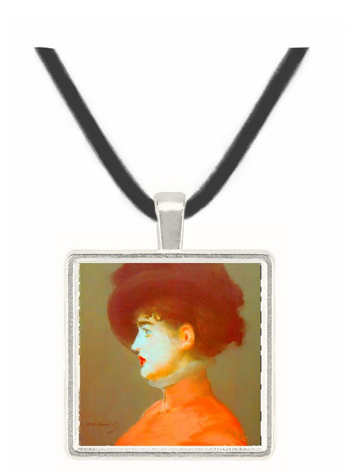 Irma Brunne by Manet -  Museum Exhibit Pendant - Museum Company Photo