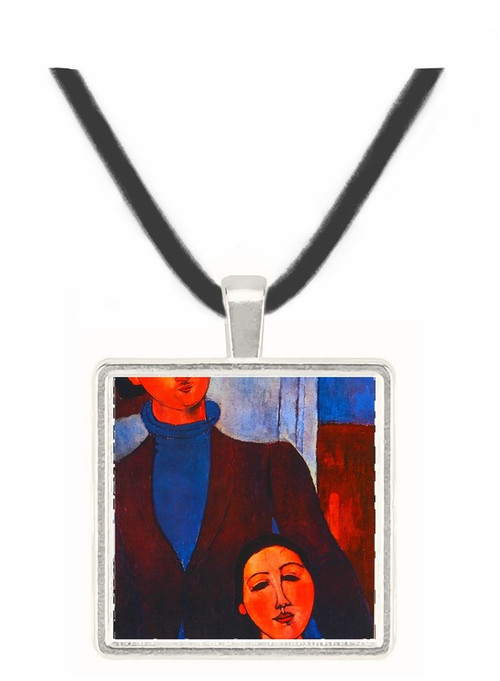 Jacques Lipchitz and his Wife - Amedeo Modigliani -  Museum Exhibit Pendant - Museum Company Photo