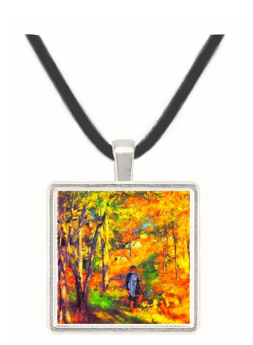 Jules le Coeur and his dogs by Renoir -  Museum Exhibit Pendant - Museum Company Photo