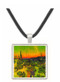 Landscape with Couple Walking and Crescent Moon -  Museum Exhibit Pendant - Museum Company Photo