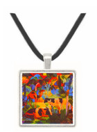 Landscape with cows and camels by Macke -  Museum Exhibit Pendant - Museum Company Photo