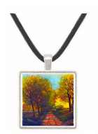 Lane near a small Town by Sisley -  Museum Exhibit Pendant - Museum Company Photo