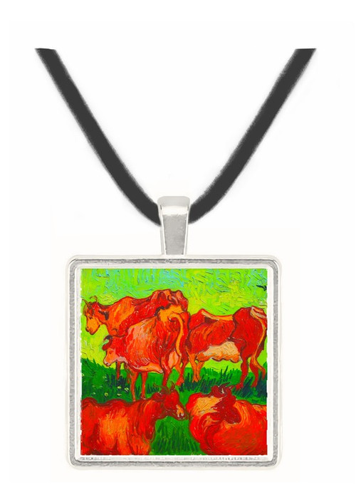 Les vaches by Van_Gogh -  Museum Exhibit Pendant - Museum Company Photo