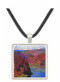 Les-Eaux Semblantes in the sunlight by Monet -  Museum Exhibit Pendant - Museum Company Photo