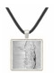 Lesendes girl in profile by Klimt -  Museum Exhibit Pendant - Museum Company Photo