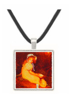 Little Miss Muffet - Sir John Everett Millais -  Museum Exhibit Pendant - Museum Company Photo