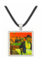 Madame Ginoux in Cafe by Gauguin -  Museum Exhibit Pendant - Museum Company Photo