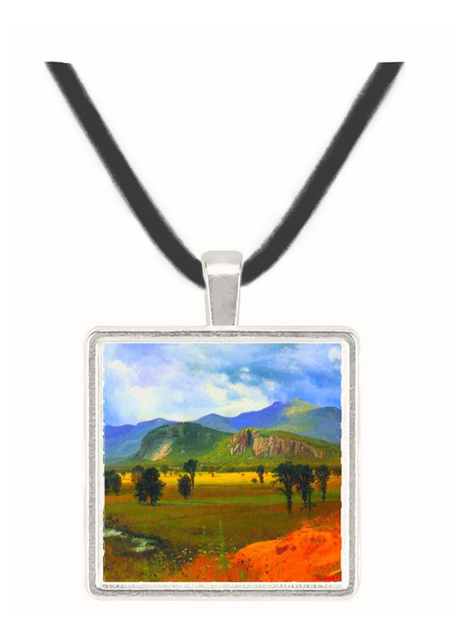 Moat Mountain, Intervale, New Hampshire by Bierstadt -  Museum Exhibit Pendant - Museum Company Photo