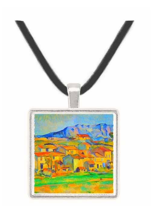 Montaigne Sainte-Victoire, from the environment beu Gardanne of view by Cezanne -  Museum Exhibit Pendant - Museum Company Photo