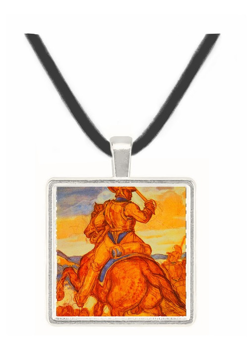 Mounted Officer of the Carabineers - The... - Henri de Toulouse Lautrec -  -  Museum Exhibit Pendant - Museum Company Photo