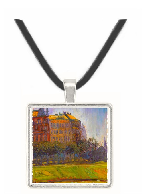 On the Danube Canal by  Richard Gerstl -  Museum Exhibit Pendant - Museum Company Photo