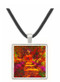 Path in Monets garden in Giverny by Monet -  Museum Exhibit Pendant - Museum Company Photo