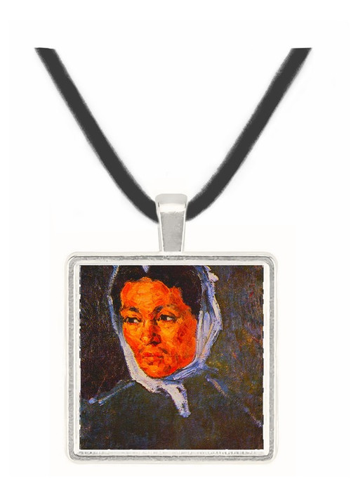 Peasant Woman - Paul Cezanne -  Museum Exhibit Pendant - Museum Company Photo