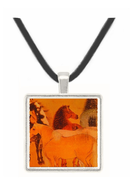 Pferde - unknown artist -  Museum Exhibit Pendant - Museum Company Photo