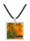 Pine Trees against a Red Sky with Setting Sun -  Museum Exhibit Pendant - Museum Company Photo