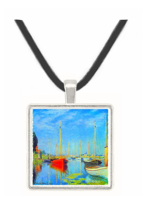 Pleasure Boats at Argenteuil by Monet -  Museum Exhibit Pendant - Museum Company Photo