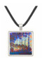 Poplars, sunset by Monet -  Museum Exhibit Pendant - Museum Company Photo