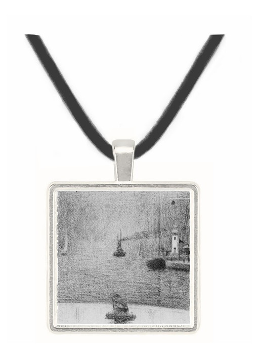 Port in Honfleur by Seurat -  Museum Exhibit Pendant - Museum Company Photo