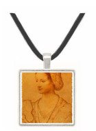 Portrait of a Lady with a Fan - Bernardino Luini -  Museum Exhibit Pendant - Museum Company Photo