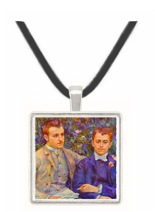 Portrait of Charles and George by Renoir -  Museum Exhibit Pendant - Museum Company Photo