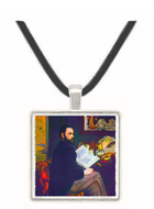 Portrait of Emile Zola by Manet -  Museum Exhibit Pendant - Museum Company Photo