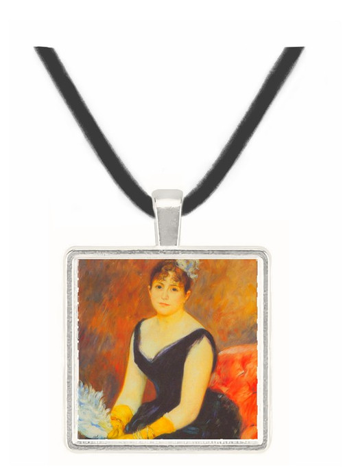Portrait of Madame Clapisson by Renoir -  Museum Exhibit Pendant - Museum Company Photo