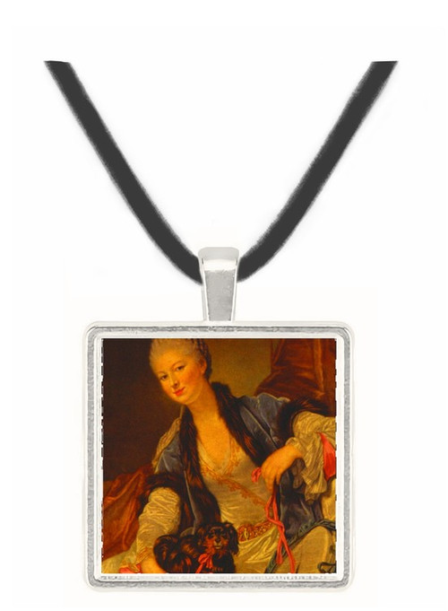 Portrait of Marquise de Chauvelin - Jean Baptiste Greuze -  Museum Exhibit Pendant - Museum Company Photo