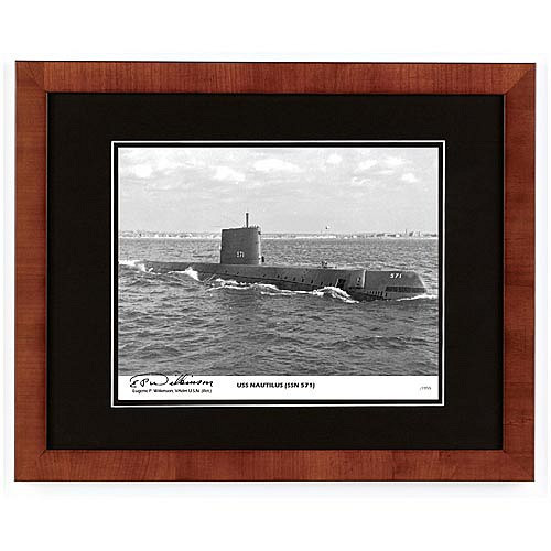 USS Nautilus Photograph Signed by Vice Admiral Eugene P. Wilkinson - Photo Museum Store Company