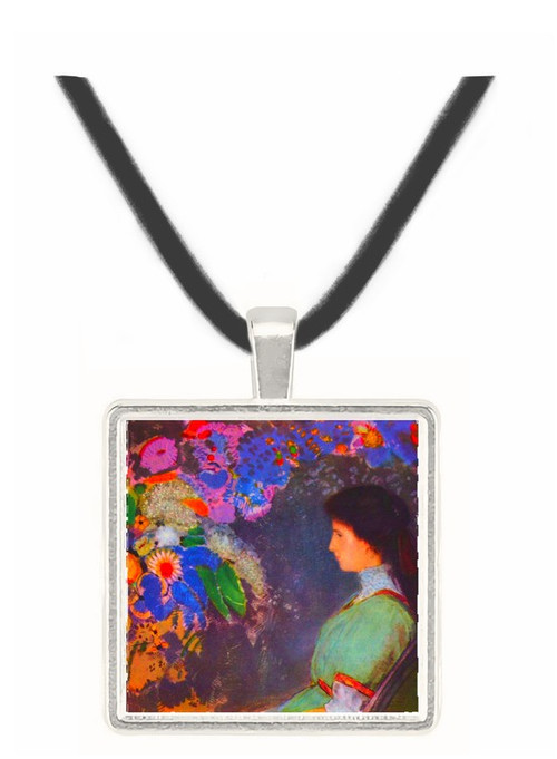 Portrait of Violet Heymann by Odilon Redon -  Museum Exhibit Pendant - Museum Company Photo