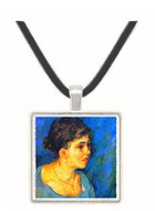 Portrait of Woman in Blue -  Museum Exhibit Pendant - Museum Company Photo
