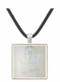Profile standing female figure with raised arms by Klimt -  Museum Exhibit Pendant - Museum Company Photo